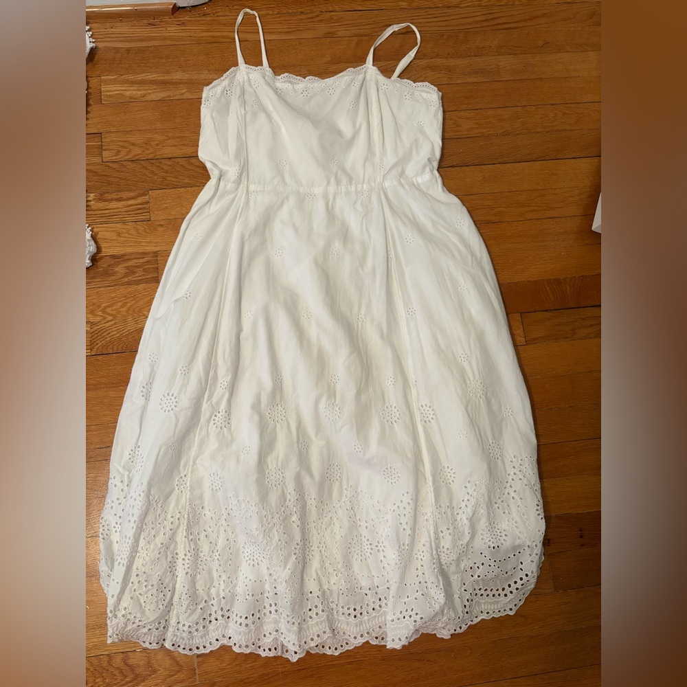 GAP White Eyelet Dress